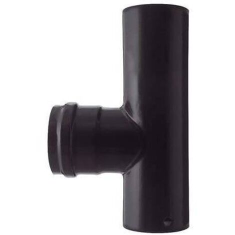 TUBO A TEE PELLET MMF NERO OPACO SAVE