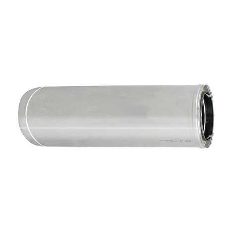 Tubo acciaio inox 316L doppia parete 0.50m - Diametro interno 250mm, esterno 300mm