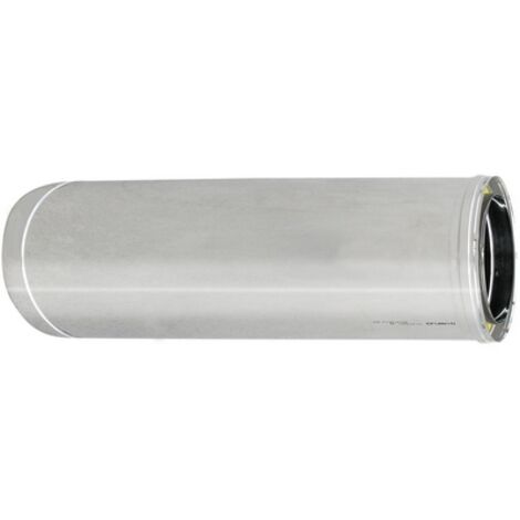 TUBO ACCIAIO INOX 316L DOPPIA PARETE MT 0.25 D. Int. 150 - D. Est. 200