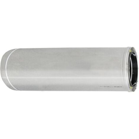 TUBO ACCIAIO INOX 316L DOPPIA PARETE MT 1 D. Int. 250 - D. Est. 300