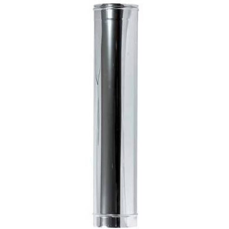Tubo Acciaio Inox Per Canna Fumaria 50 100 Cm Diverse Misure Zinco ...