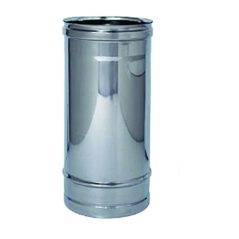 Tubo acciaio inox aisi 304 monoparete spessore mm.0,5 - ø mm.140x1000