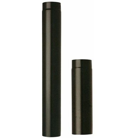 tubo acciaio porcellanato nero 100 cm 13 cm 130 mm stufa legna pellet