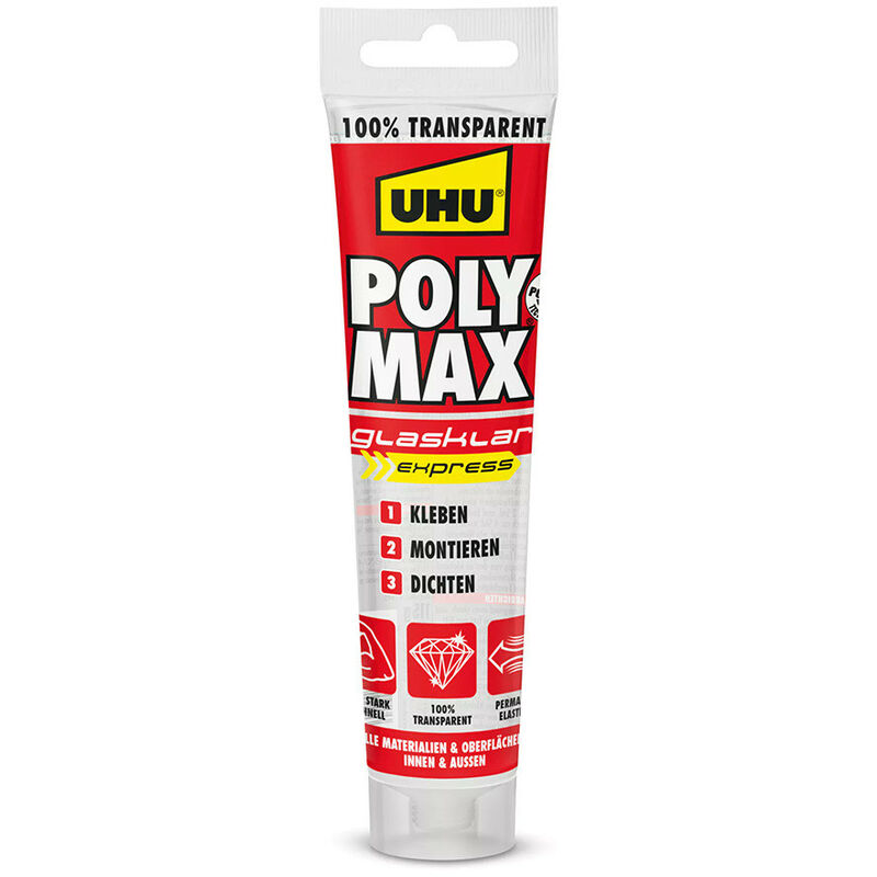 Imedio - Uhu poli max®cristal express 115gr ref. 6310615