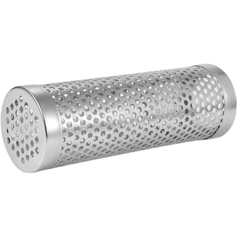 Tubo affumicato per barbecue BBQ, scatola per affumicatura fredda per barbecue all'aperto, tubo affumicato per fumo grezzo in acciaio inox