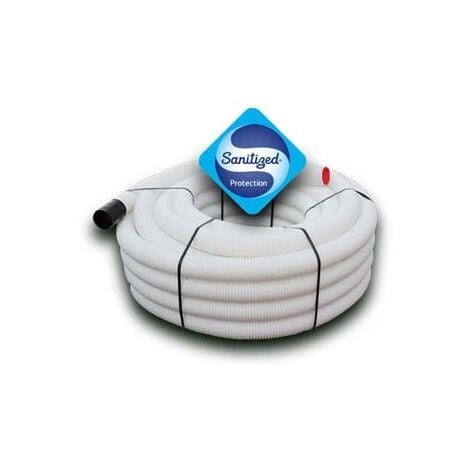 Tubo Antibatterico Flessibile, PE, Diametro 90 mm, Lunghezza 50 m, Air Pur, per sistemi VMC - 384000905010257