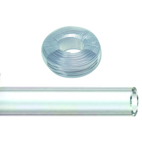 Tubo Antigelo Trasparente Neutro/Verde monostrato in PVC - Misure: ø mm.16x22 - rotolo mt.110 - peso kg.23,76 - Colore: Neutro