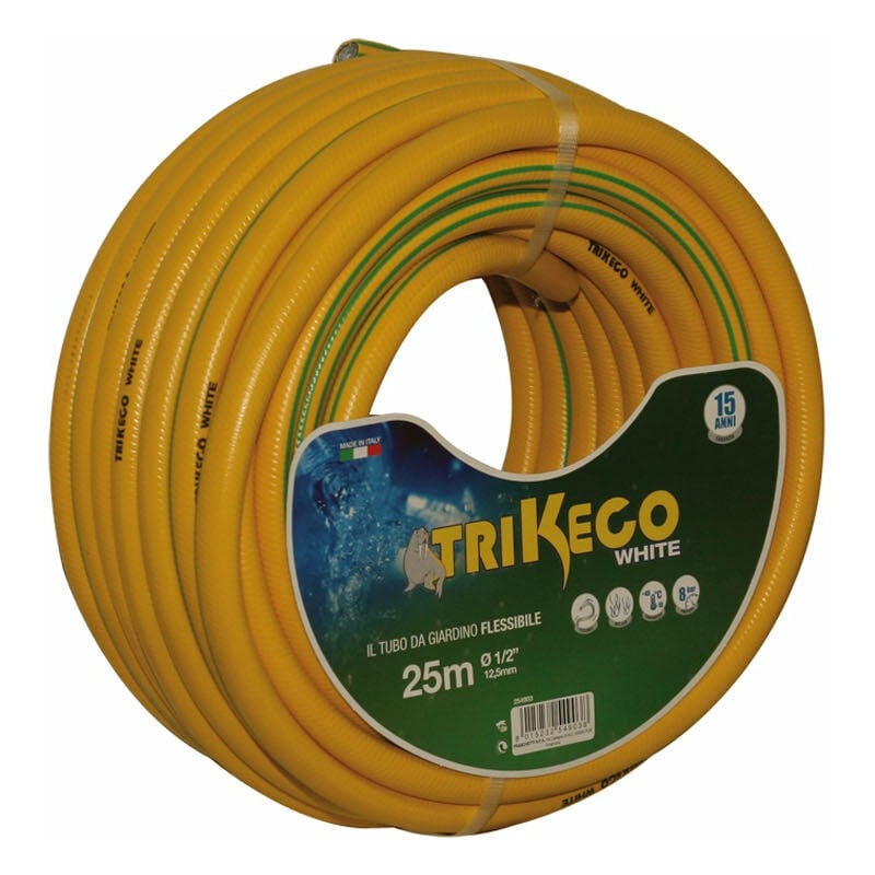 Tubo magliato antialga per irrigazione Trikeco White 1