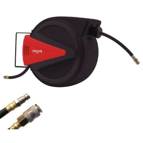 Tubo aria compressa con avvolgitubo automatico 15 + 1m