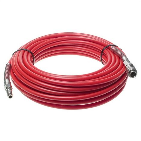 Tubo aria compressa rosso 8 x 10 - 10 metri con raccordi