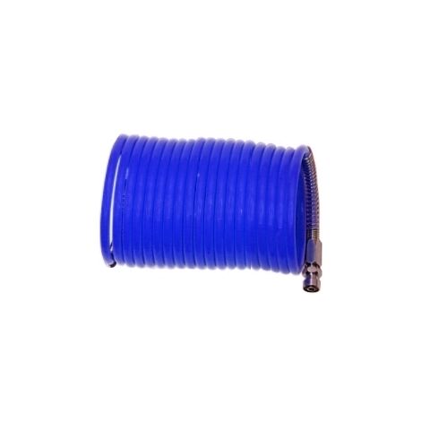 Tubo aria compressa spirale/spiralato in PVC ad innesto rapido 5m