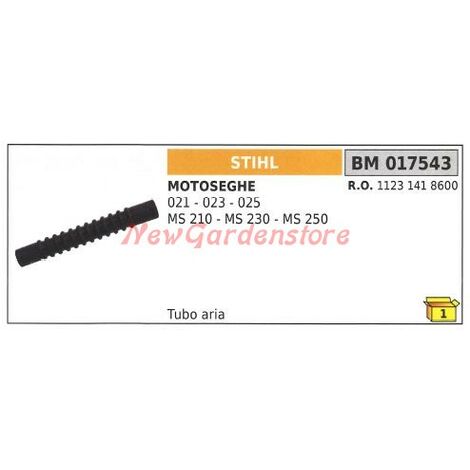 Tubo aria olio STIHL per motosega 021 023 025 MS 210 230 250 017543