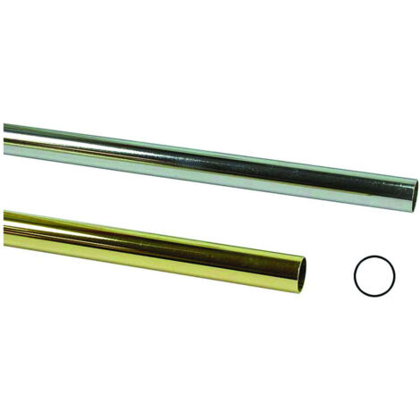 Tubo Armadio Tondo ø 20 mm - Altezza 3 mt - Cromato