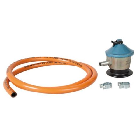 TUBO BUTANO KIT REGULADOR+ABRAZADER