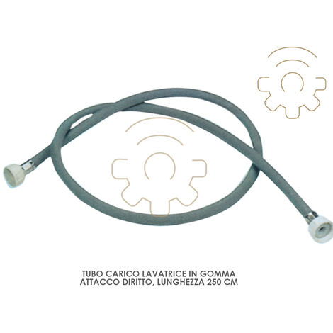 TUBO CARICO LAVATRICE/LAVASTOVIGLIE CON CURVA CM 150 - IAM