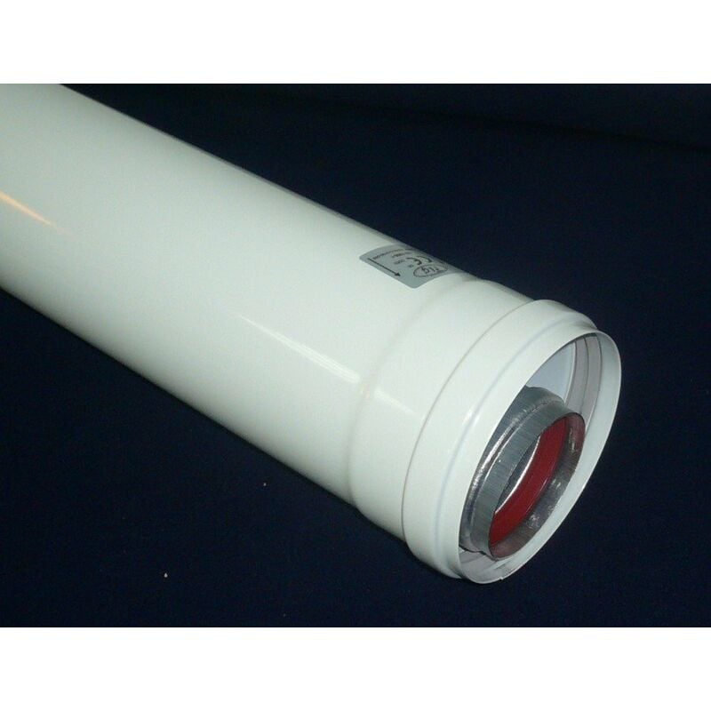 

Dismol Masquefa,s.l. - TUBO COAXIAL ALUMINIO M/H 60/100MM 0,5MT BLANCO