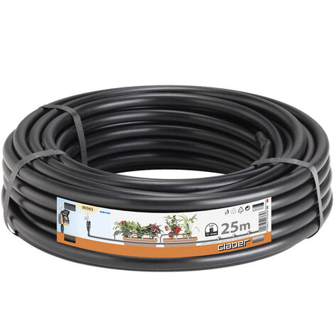 Tubo collettore per irrigazione a goccia microirrigazione in polietilene Claber - 25 mt