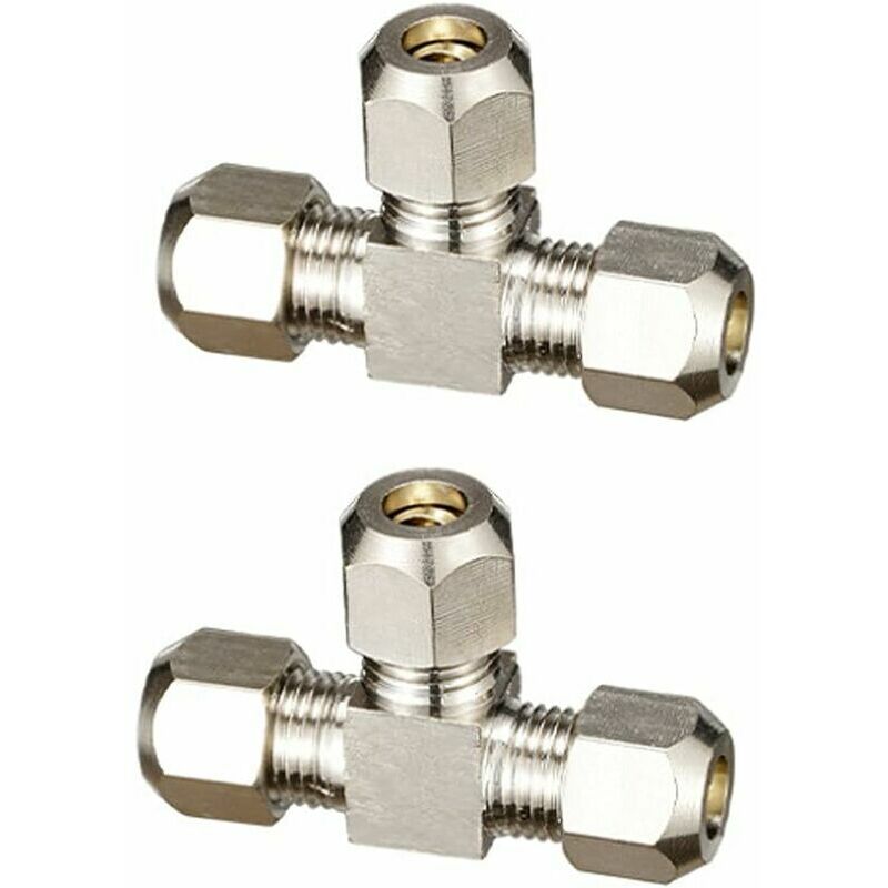 Tubo con ghiera a compressione da 2 pezzi da 10