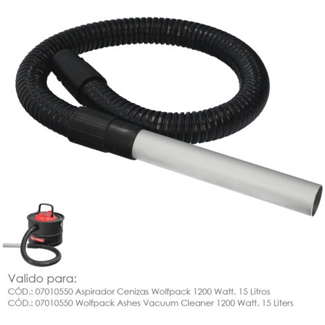 Tubo Con Lanza Para Aspirador De Cenizas Aspirador Cenizas Wolfpack 1200 Watt. 15 Litros (Codigo 07010550)