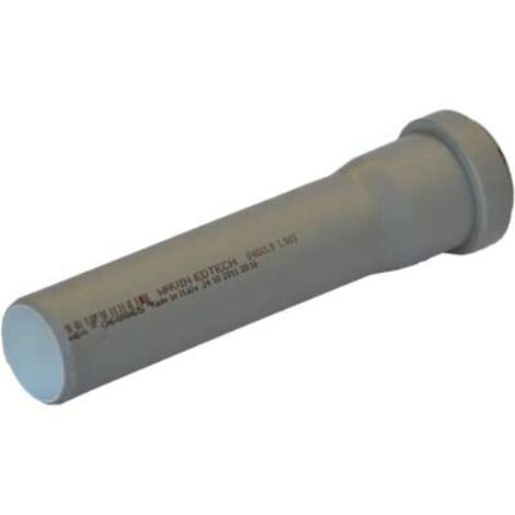 Tubo con un bicchiere ø 90 pp htem mm 500  (8 pezzi) Wavin