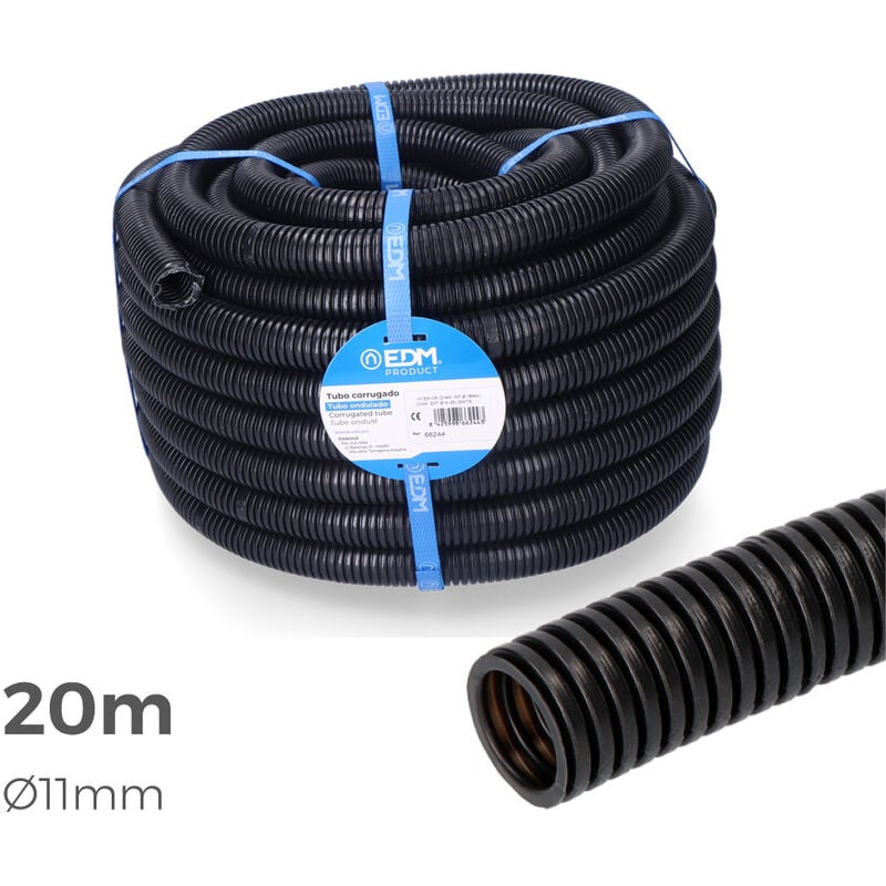 

Corrugado para interior medida 11mm ce m-16 20mts - EDM