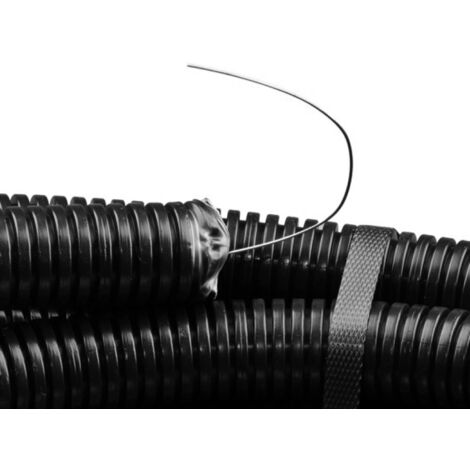 TUBO CORRUGATO CON TIRAFILO - ø32  25 MT