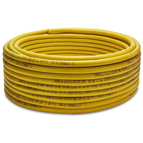 Tubo corrugato EUROGAS DN12 1/2" in acciaio - Rotolo da 5 metri A01-0001-00691