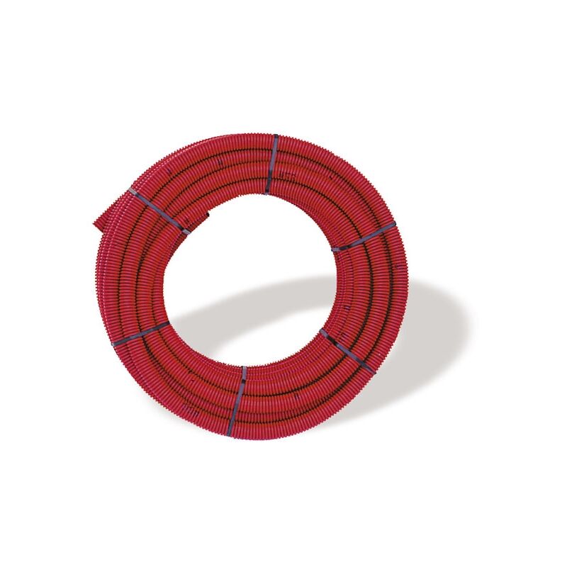 Image of Tubo corrugato Colorato Rosso Viola e Bianco, Flessibile Flex Cavi Elettrici Rosso - Rosso & Rose