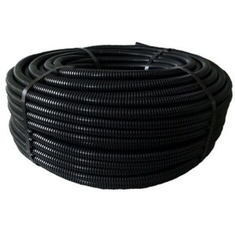 TUBO CORRUGATO NERO TF Diam. 20 x 100 mt