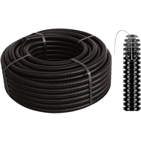 Tubo corrugato pieghevole ø 20 x 100 mt in ABS