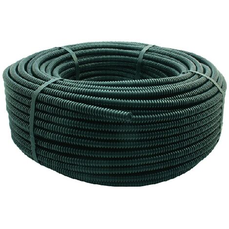 TUBO FLESSIBILE CORRUGATO 25 MM VERDE IN MATASSA 50 MT - REP25VE