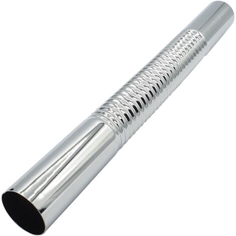 Tubo cromato dritto per sifone 32 mm, lunghezza 300 mm