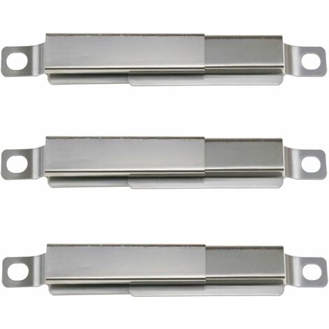 Tubo cruzado de 5 a 9,5 pulgadas, tubo ajustable para Nexgrill 720-0830h, Char-Broil 463241113, 463449914, kit de quemador de acero inoxidable, pieza de repuesto para parrilla de gas para la mayoría d