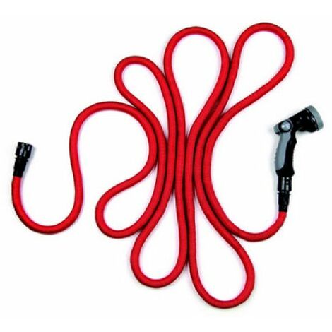 TUBO DA GIARDINO BAMBOO ESTENSIBILE Rosso - Mt 7,5-23