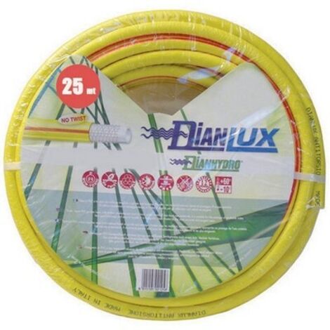 TUBO DA GIARDINO GIALLO DIANLUX MT 25 1/2 DH MT 25