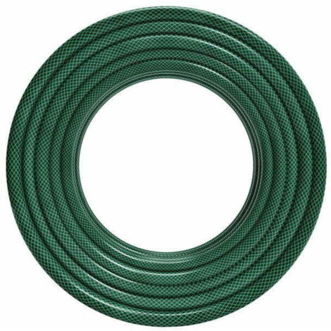 Instalguru Tubo da giardino 3/4, 50 m, giallo, a 3 strati, resistente ai raggi UV, flessibile, flessibile, per irrigazione, giardinaggio, auto