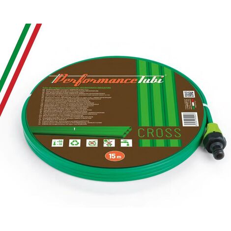 TUBO DA IRRIGAZIONE CROSS 15M IN PVC MONOSTRATO MI