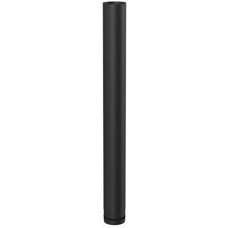 Tubo de acero inoxidable - 1000 mm - Ø 80 mm - Negro