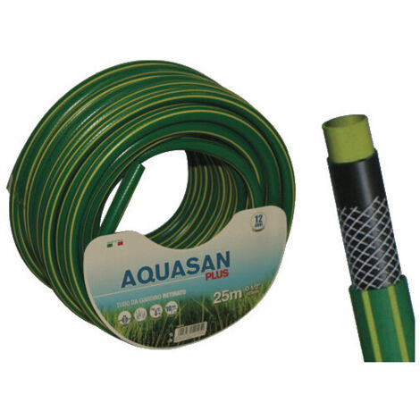 Tubo de agua para jardín de 3/4" de 4 capas anti-algas, 50 m resistente - Acquasan