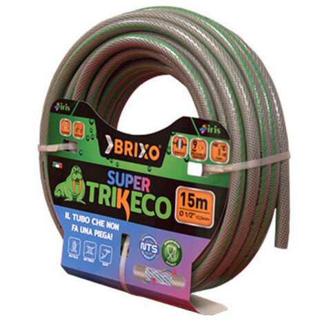 Tubo de agua para jardín de 3/4" de 5 capas anti-algas 15 m compacto - SuperTrikeco Silver
