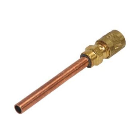TUBO DE CARGA DE COBRE CON VÁLVULA SCHRADE PARA FRIGORÍFICO BRANDT - 93X5173