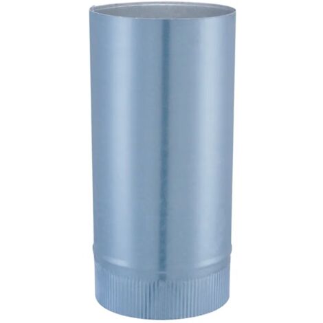 Tubo de conexión de aluminio - Modelo POLYFEU - Diámetro 139mm - Longitud 0,33M Joncoux