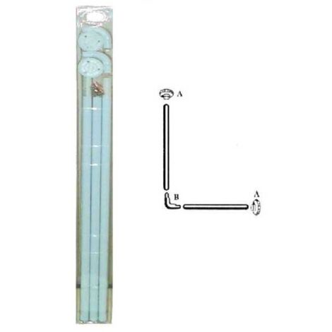 Tubo de ducha 80+80 Aglaia 02616