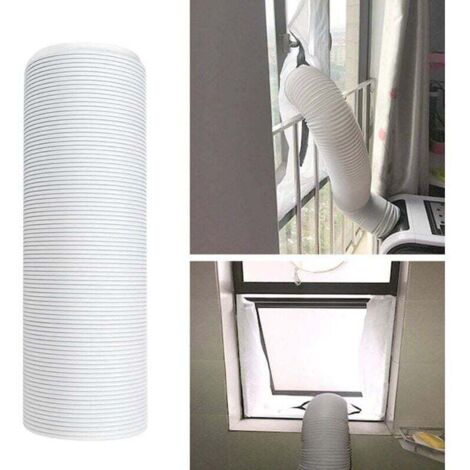 Tubo de escape para aire acondicionado móvil, tubo de escape telescópico, tubo de escape de calor, tubo de alambre de acero PP engrosado, tubo corrugado, accesorios de aire acondicionado [giratorio]