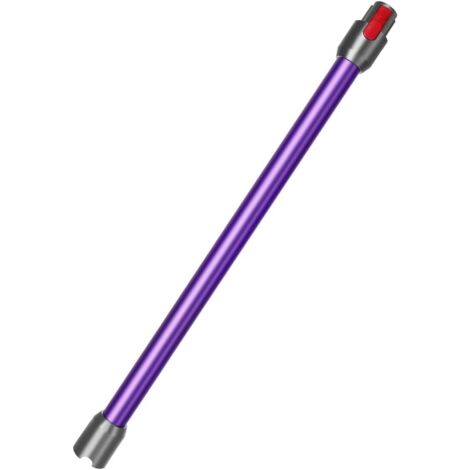 Tubo de extensión de repuesto para aspiradoras inalámbricas Dyson V7, V8, V10, V11, V15, de liberación rápida, 72,4 cm (morado)