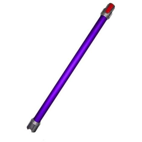 Tubo de extensión para aspiradoras Dyson V7 V8 V10 V11 V15 - Tubo telescópico de aluminio, morado, 72 cm