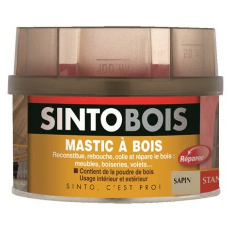 Tubo de masilla SINTOBOIS + endurecedor SINTO SA - Abeto - Caja de 1 Litro - 23782
