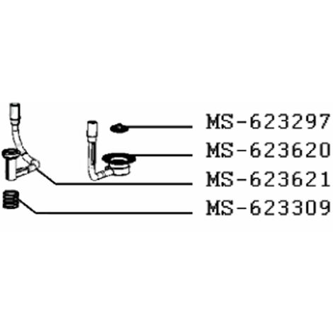 Tubo del flussometro (n. di rif. MS-623621) - Macchina da caffè, Caffettiera - SEB - 4348402