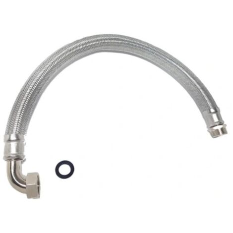 Tubo di collegamento antivibrante Omnigena da 1" per idroforo - raccordo a gomito da 60 cm