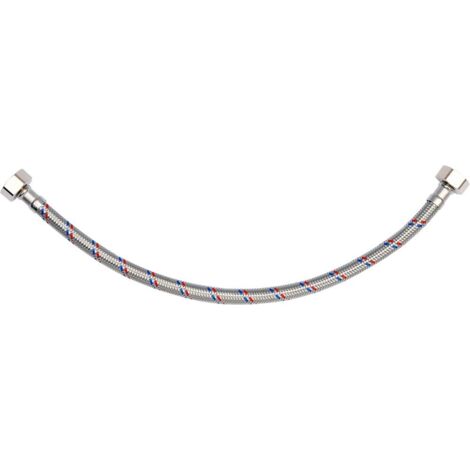 TUBO DI COLLEGAMENTO F/F 1/2"""" 1/2"""" 400MM 71801 WAVE